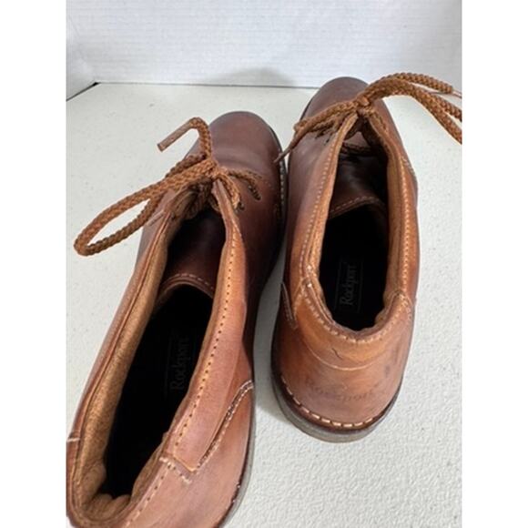 "ROCKPORT" Womens Ankle Boots Lace Up Y2K Preppy Work Lace up Outdoor Hiking - Picture 8 of 15